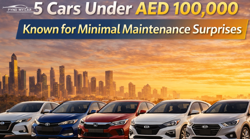 5 Reliable Cars Under AED 100k