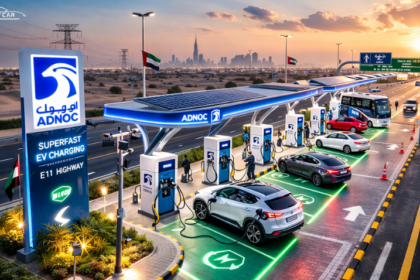 ADNOC Completes Superfast EV Charging Link on E11