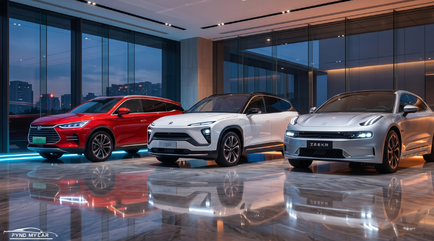 BYD, NIO, and Zeekr car