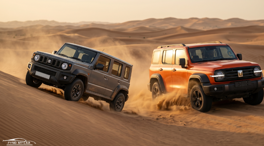 Suzuki Jimny 5-Door Vs Tank 300