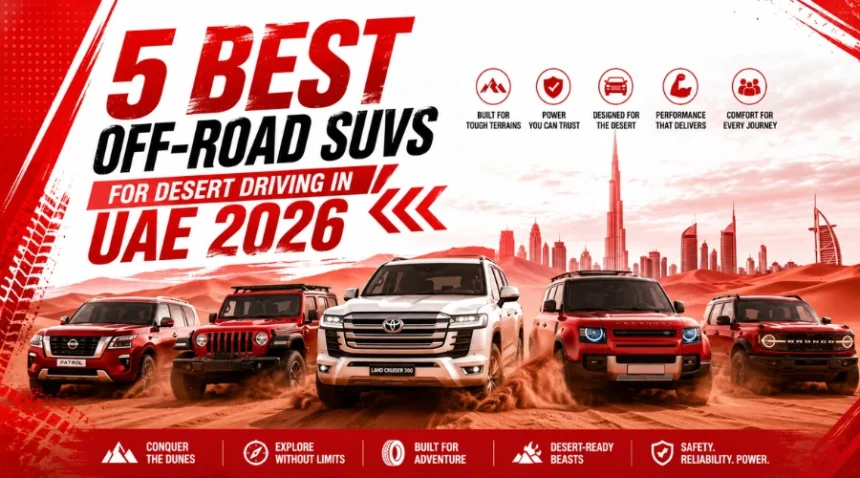 5 Best Off-Road SUVs for Desert Driving in UAE 2026