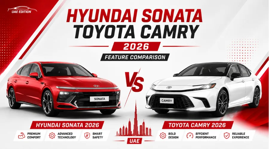 Hyundai Sonata vs Toyota Camry 2026 UAE