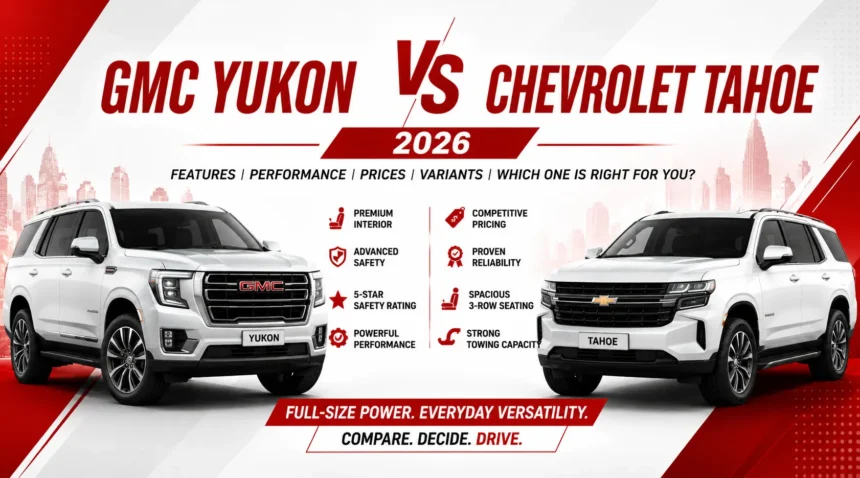 GMC Yukon vs Chevrolet Tahoe