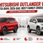 Mitsubishi Outlander vs Toyota RAV4 2026 UAE