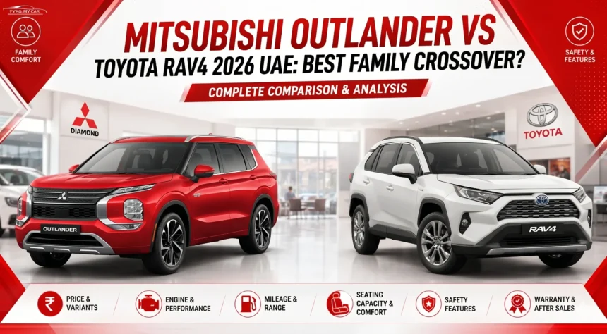 Mitsubishi Outlander vs Toyota RAV4 2026 UAE