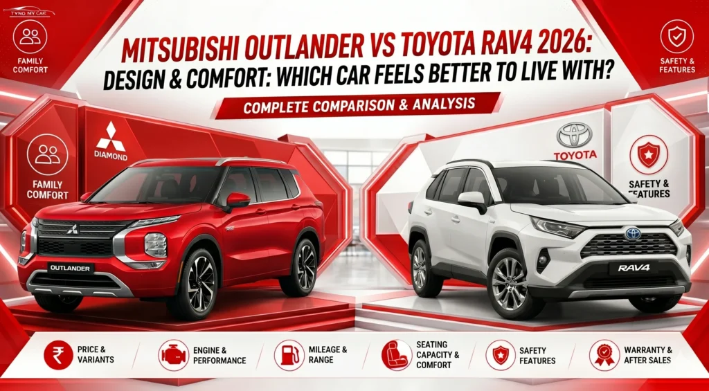 Mitsubishi Outlander vs Toyota RAV4 2026 UAE Interior