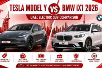 Tesla Model Y Vs BMW iX1 2026 UAE
