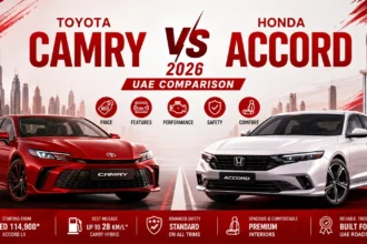 Toyota Camry vs Honda Accord 2026 UAE