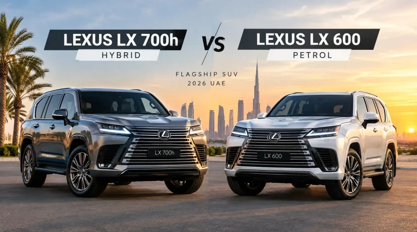 Lexus LX 700h vs Lexus LX 600 2026 UAE